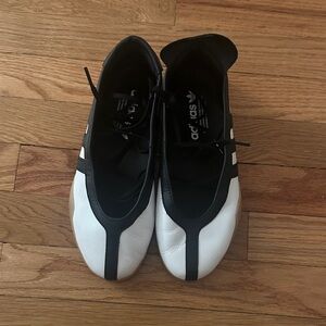 Adidas Men's Black and White Athletic Shoes